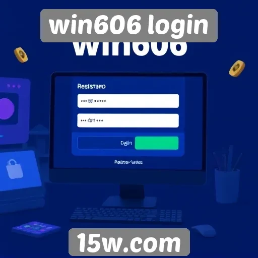 Procedimento de registro no site win606 login