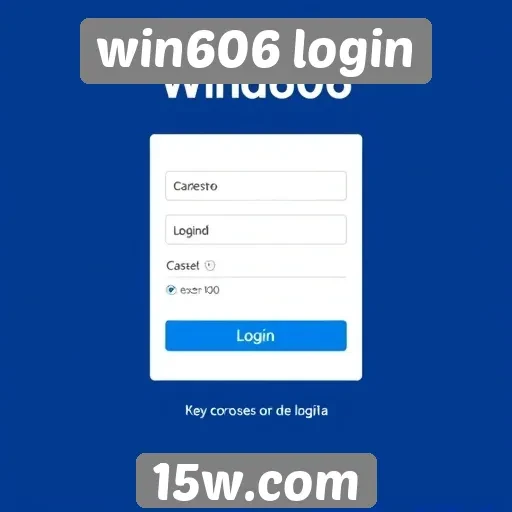 Cadastro e login simplificado no site win606