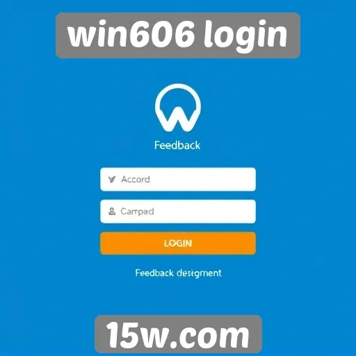 Feedback de usuários sobre o login no win606